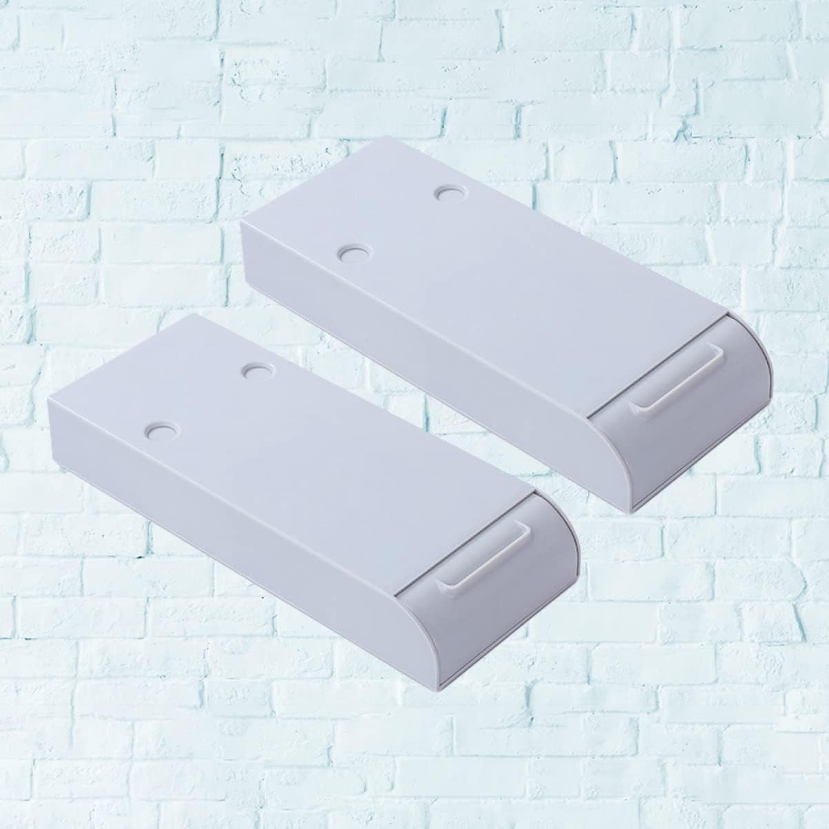 ABS Hidden under Desk Storage Box 2Pcs for Students and School image 4