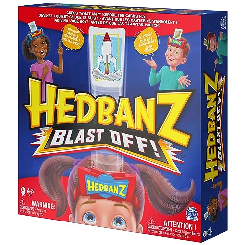Social Game Family Party Competition Challenge Hedbanz Blast Off! Qu'est Ce Que Je Suis Spin Master - vue 9
