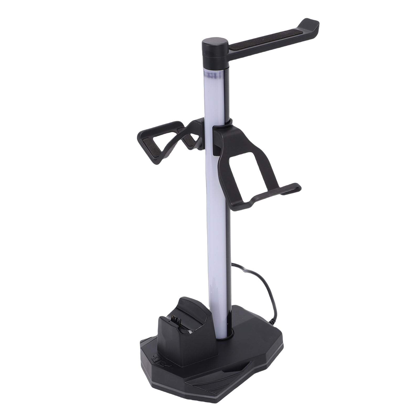 Focket Supporto per Cuffie da Gioco, Stazione di Ricarica Controller RGB