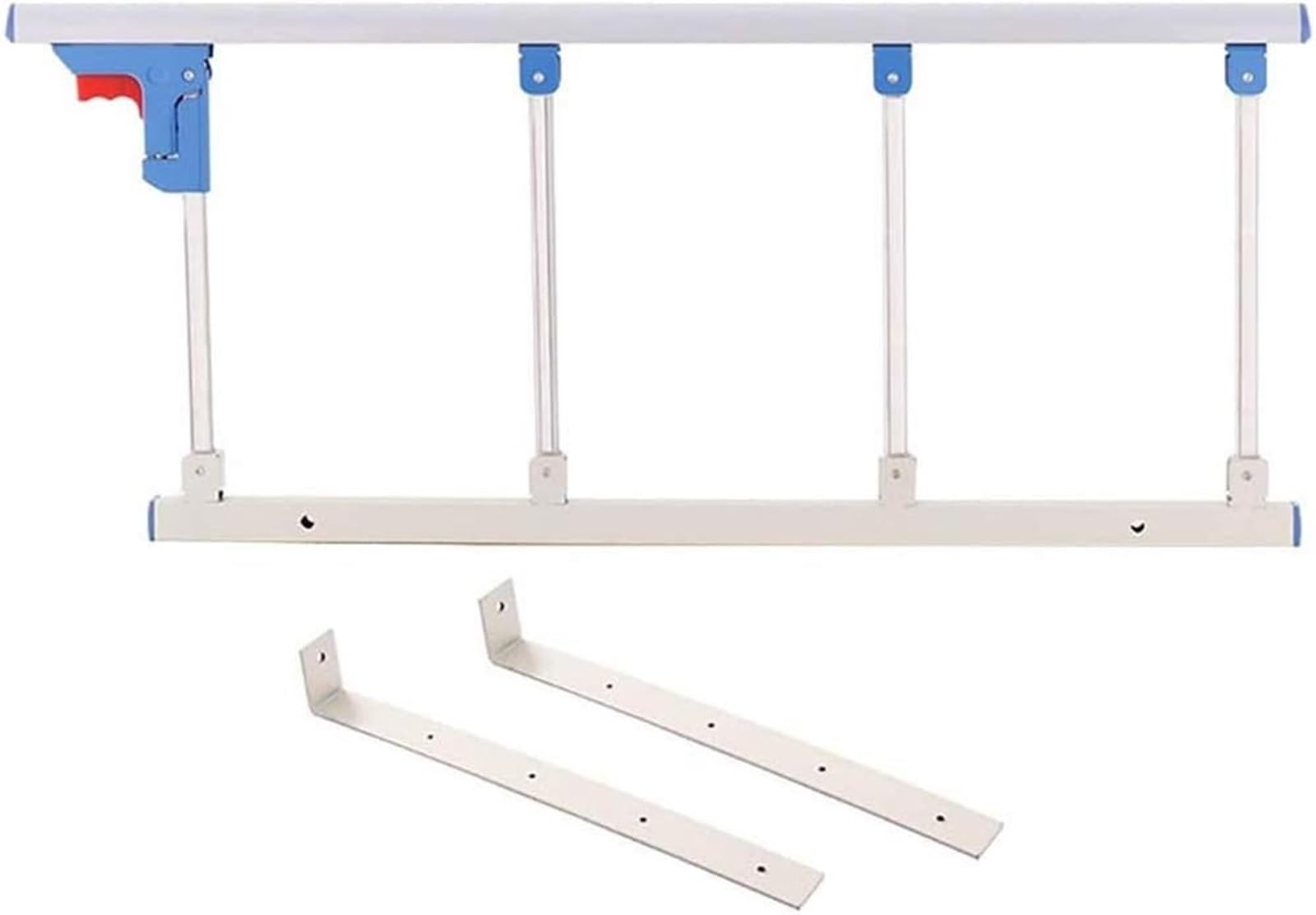 FBITE Sponda Letto Pieghevole di Sicurezza for Anziani Sponda Letto Pieghevole for Adulti for Ospedale/Casa, Maniglione Lungo