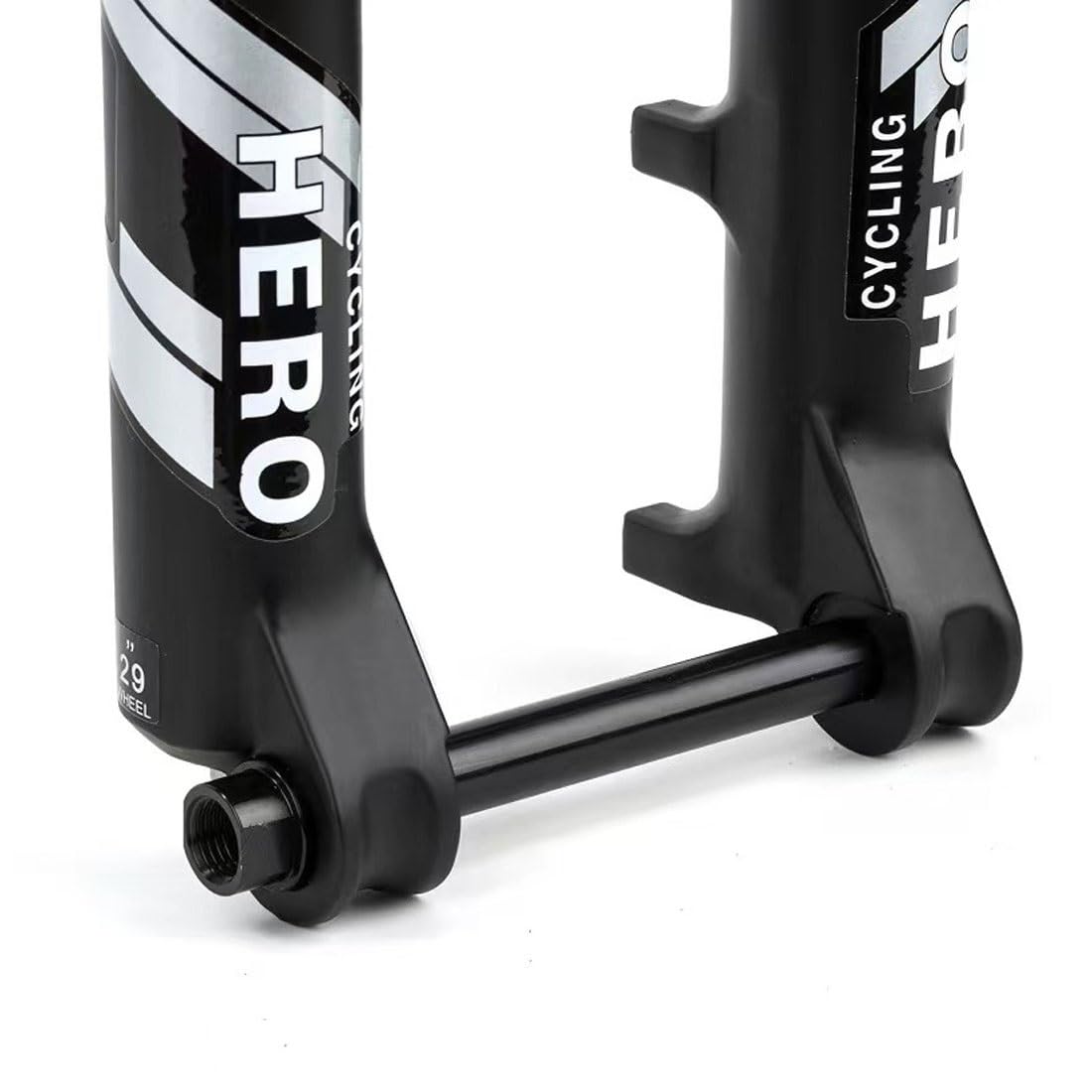 MTB Luftgabel 27.5 29 Mountainbike Federgabel Federweg 100mm Steckachse 15x100mm Gerade/konisch Vorderradgabel Remote Lockout Scheibenbremse XC (Color : Tapered, Size : 29'')
