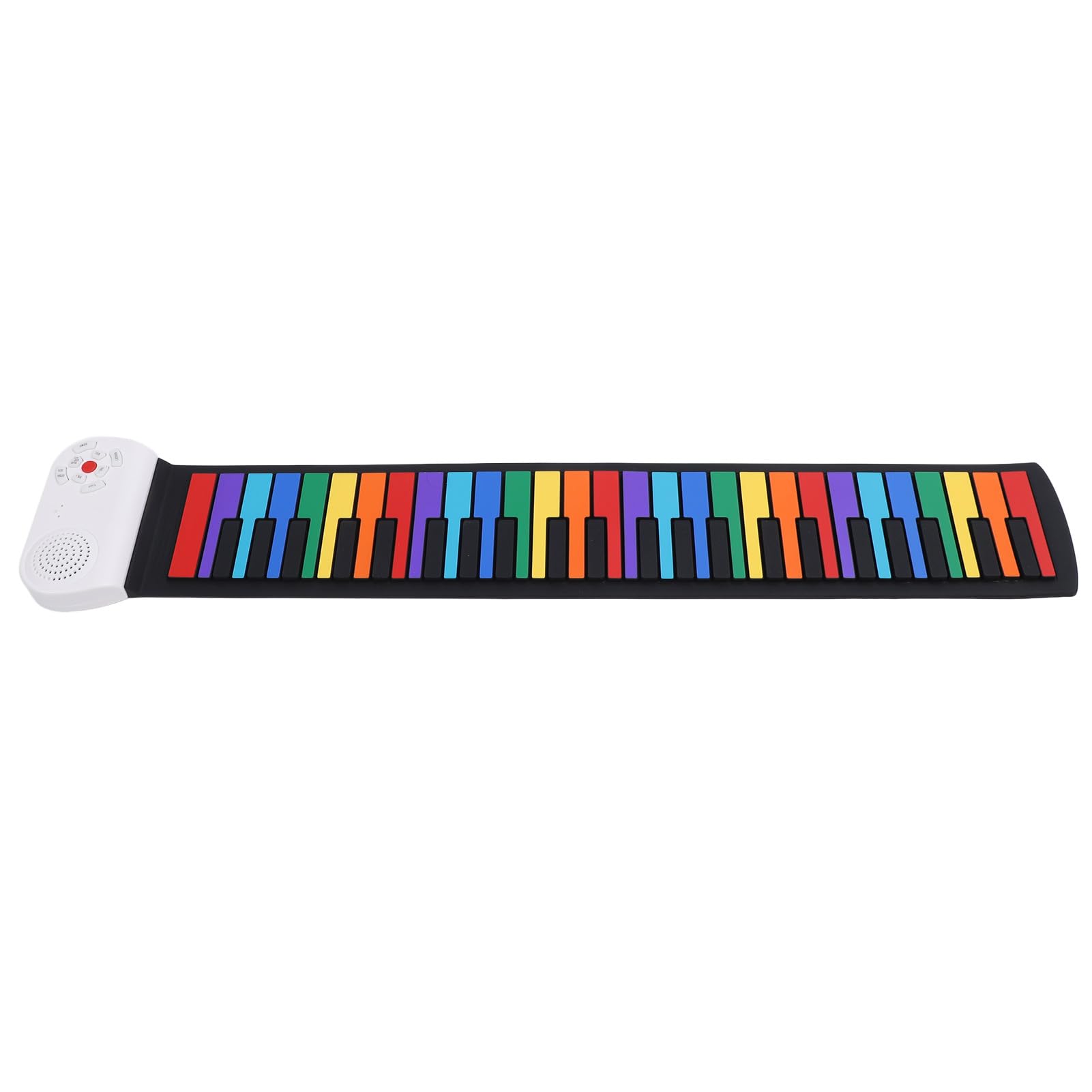 Tastiera per Arrotolabile, Elettronico Portatile Ricaricabile a 49 Tasti, Tastiera per Pieghevole con Cavo di Ricarica USB per Principianti, Bambini, Viaggi a Casa (#2)