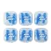 Every Cares Silicone Swimming Earplugs, 6 Pairs, Comfortable, Waterproof, Ear Plugs for Swimming and Showering, with Case (Blue)