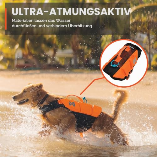 Non-Stop Dogwear Protector Life Jacket Schwimmweste für Hunde, SUB, Rehabilitation, Größe 3