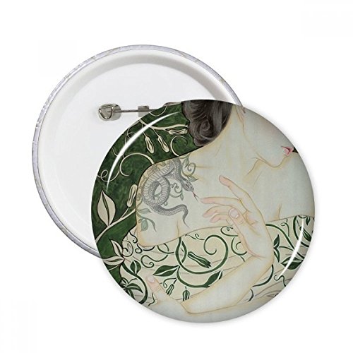Broches vigne serpent chinois aquarelle décoration vêtements lot 5pcs