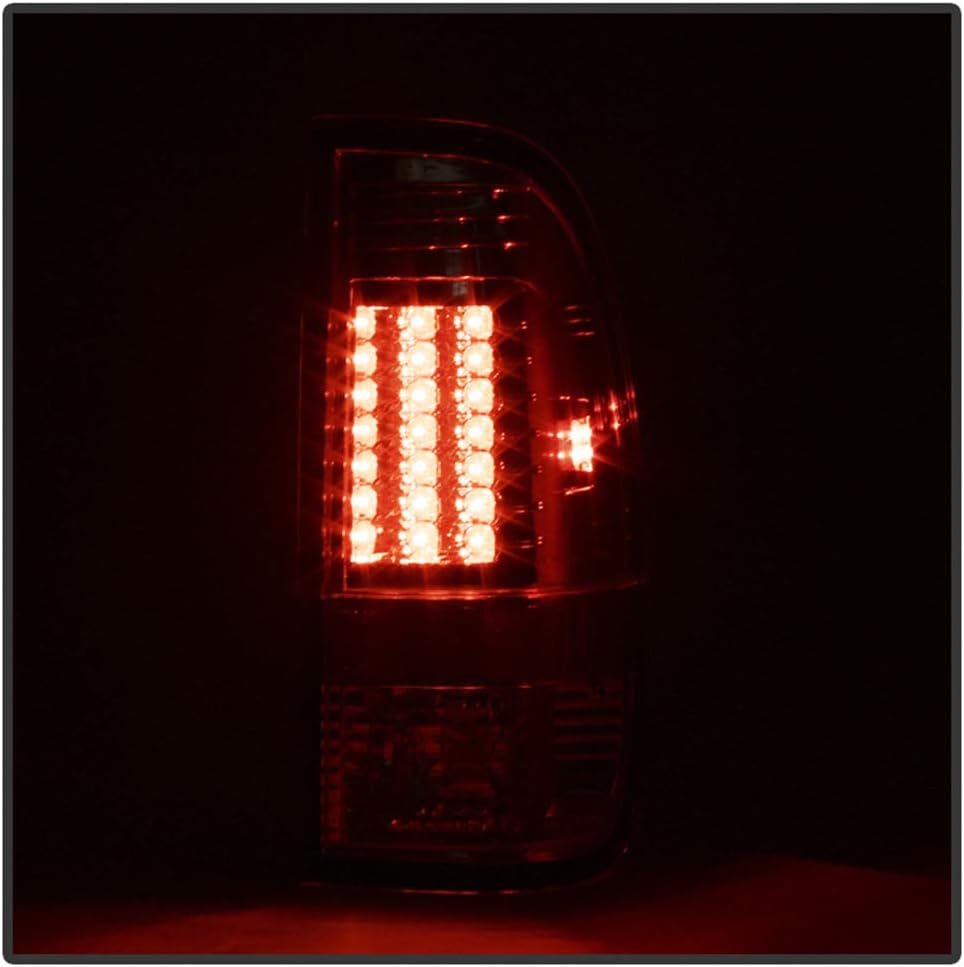 ACANII - For 2008-2016 Ford F250 F350 F450 Superduty Red Clear LED Rear Tail Lights Lamps Replacement Driver & Passenger