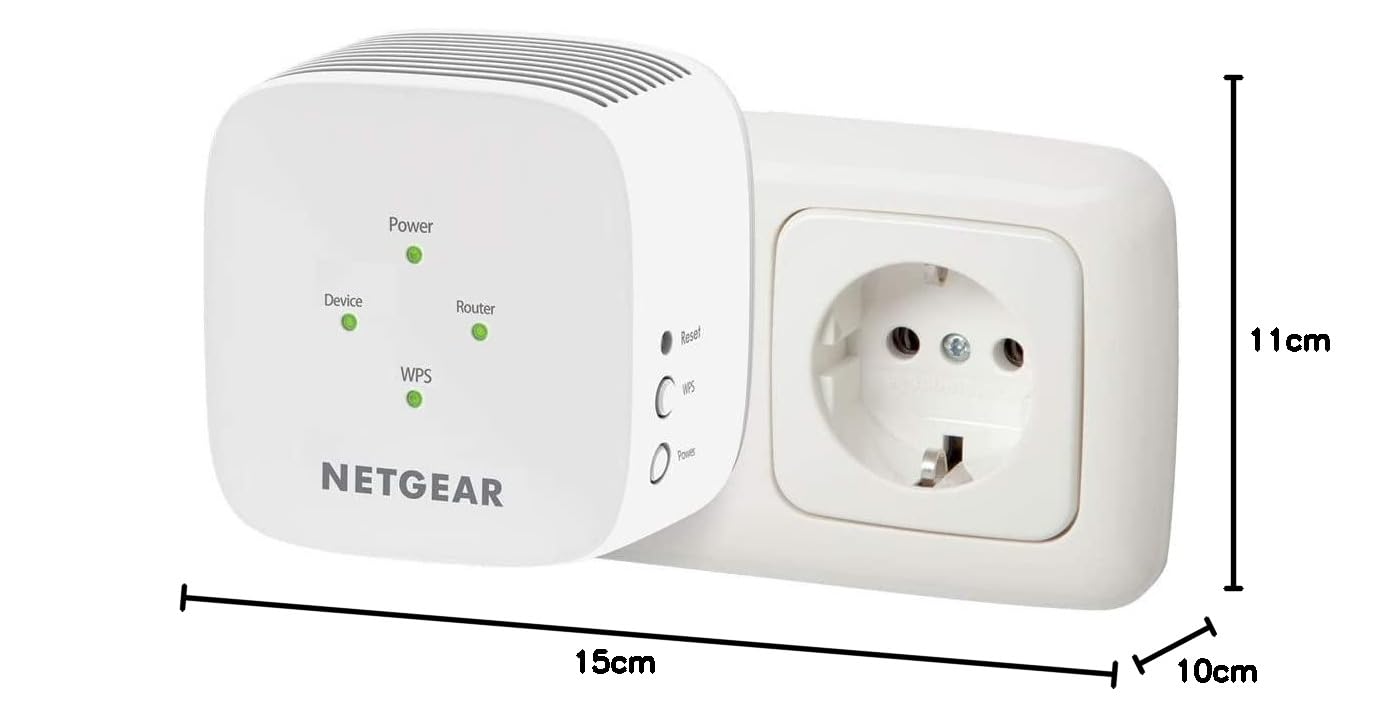 NETGEAR EX3110 Ricevitore e trasmettitore di rete Bianco 10, 100, 300 Mbit/s