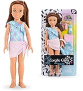 Corolle Girls - Coffret Zoé à la Plage, poupée Mannequin, 5 Accessoires, 28cm, dès 4 Ans, 9000600140
