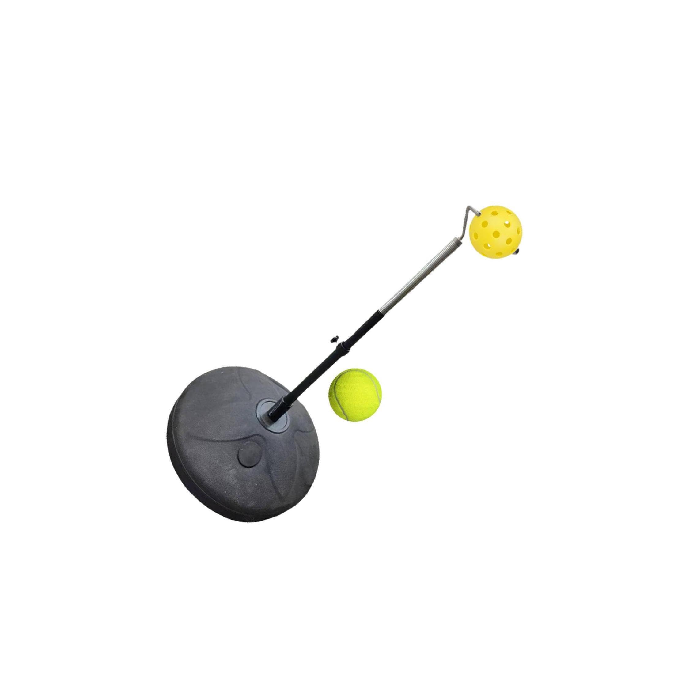 Entra in azione con Tennis Trainer Attrezzatura per l'allenamento | tennis Macchina Attrezzo di supporto Rafforzamento della coordinazione e dell'agilità Autoallenamento Rebounder Indoor