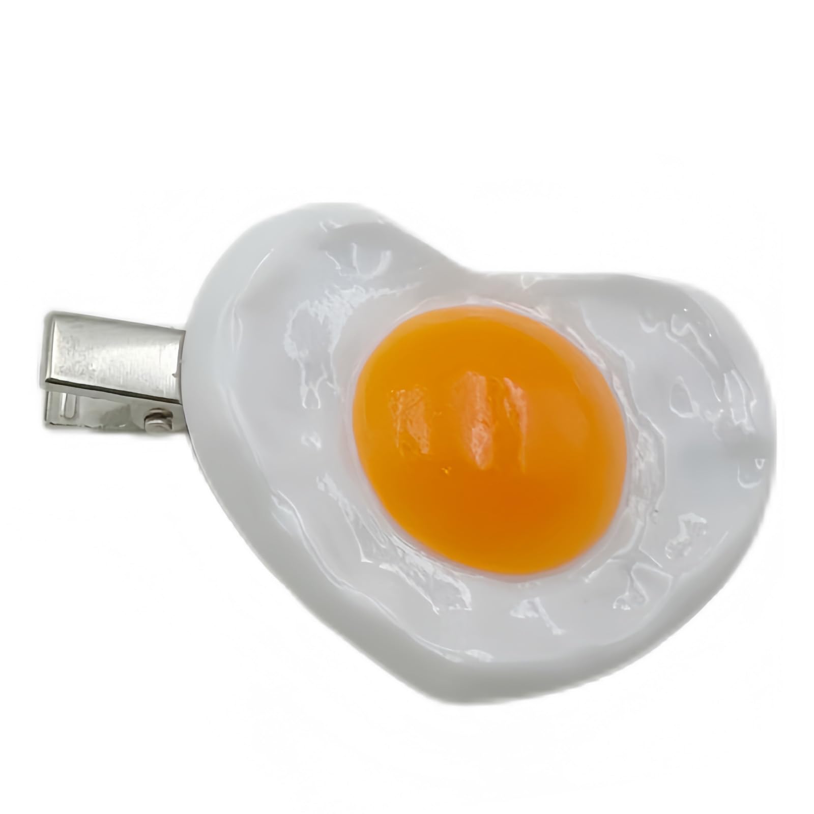 YUXITA Cartoon Fried Eggs Heart Hair Clip Creative Accessory For Women Girls Party Daily Use