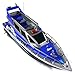 Police Speed RC Boat Electric Full-Function Big-Size 4-Channel Patrol Craft Remote Control Boat with Rechargeable Batteries
