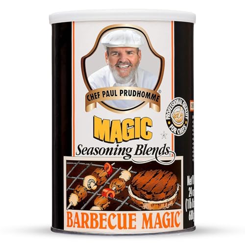Image of Chef Paul Barbecue Magic Seasoning Blends | All Purpose Seasoning for Grilling & Smoking | Smoky, Slightly Peppery BBQ Rub | Dry Rub for Chicken, Ribs & Burgers | BBQ Seasoning | 24 oz (Pack of 1)