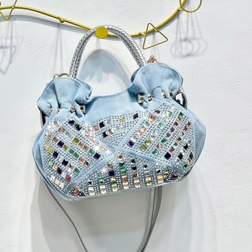 Bolso Tote Denim, bolsa suave para mujer viaje miniatura 3