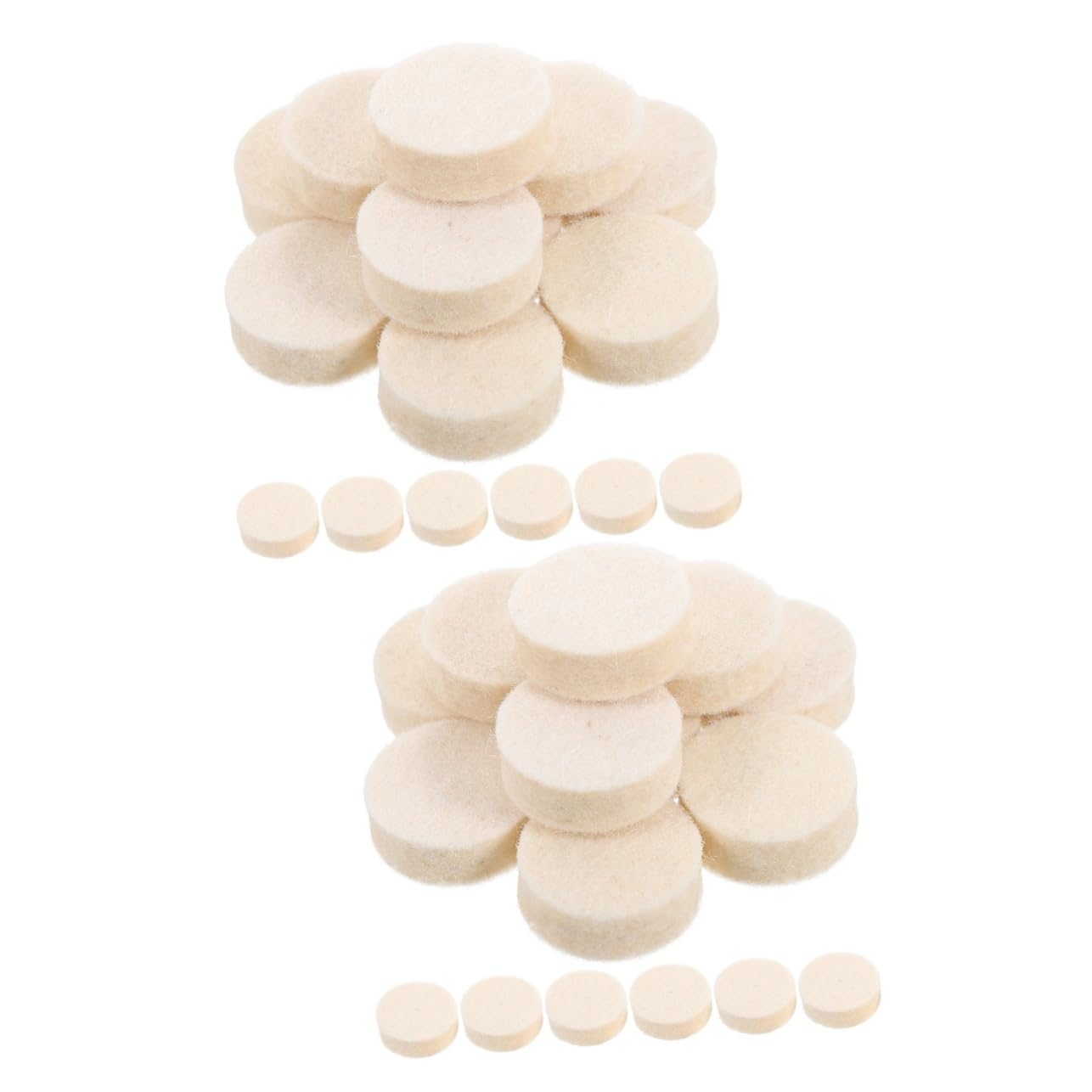 PRETYZOOM 2sets Accessories Wool Polishing Pad Kit Buffing Wheel Set for Jewelry 100pcs*2