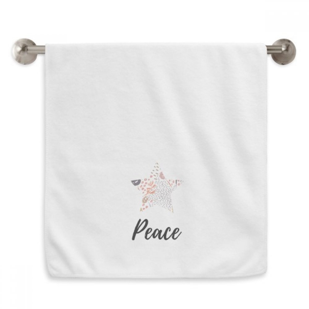Serviettes débarbouillettes absorbantes et douces motif plantes 13x29"