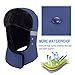 mysuntown Trapper Hat Winter Hats for Men Men with Faux Fur Neck Warmer Snow Hat with Mask