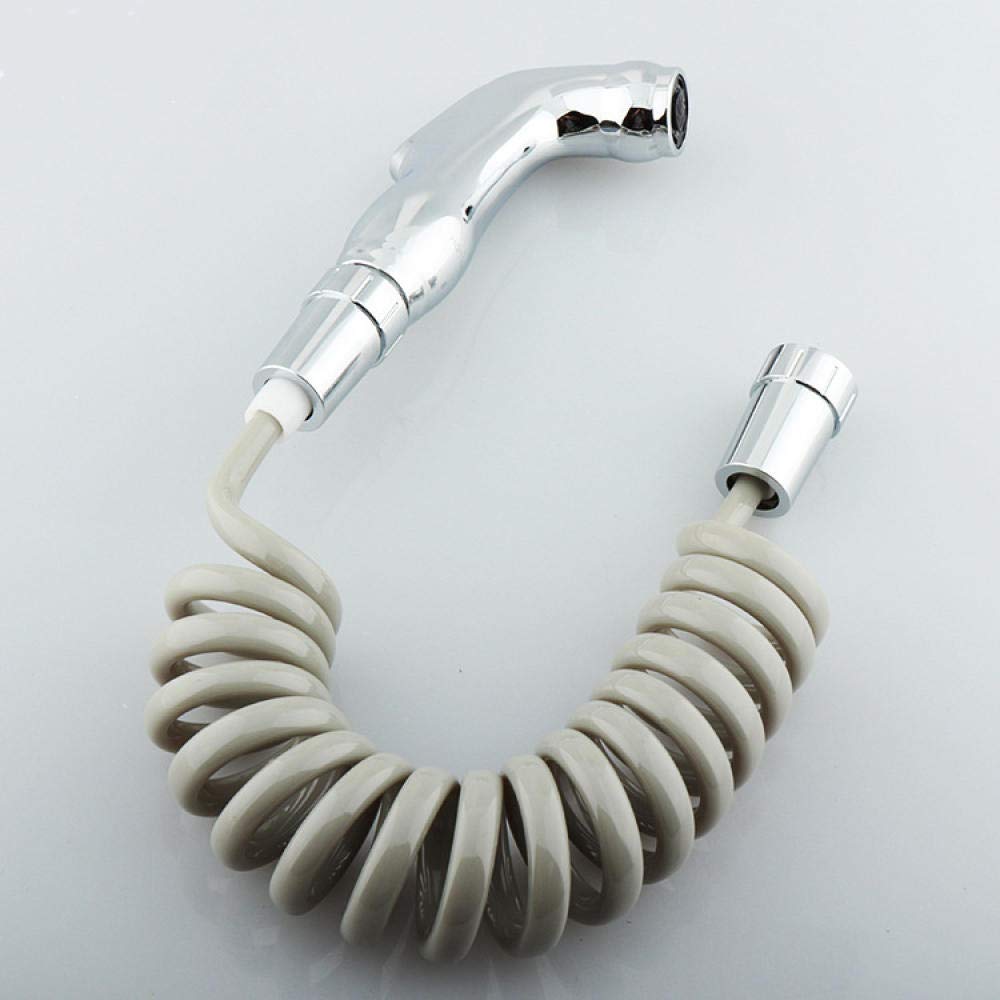 ZYL-YL Stainless Steel Portable Bidet Toilet Taps Kit-Bidet Telescopic Tube -2 m PU Explosion-Proof Connection Toilet Spray Gun