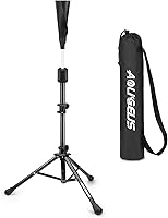 Vista 8 de Baseball Tee Batting Tee Softball Tee Portable Travel Hitting Tee,Easy Adjustable Height,Stable Tripod Stand