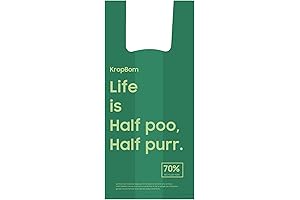 125 Count Cat Poop Bags with Handles - Extra-Thick Kitty Cat Waste Bags