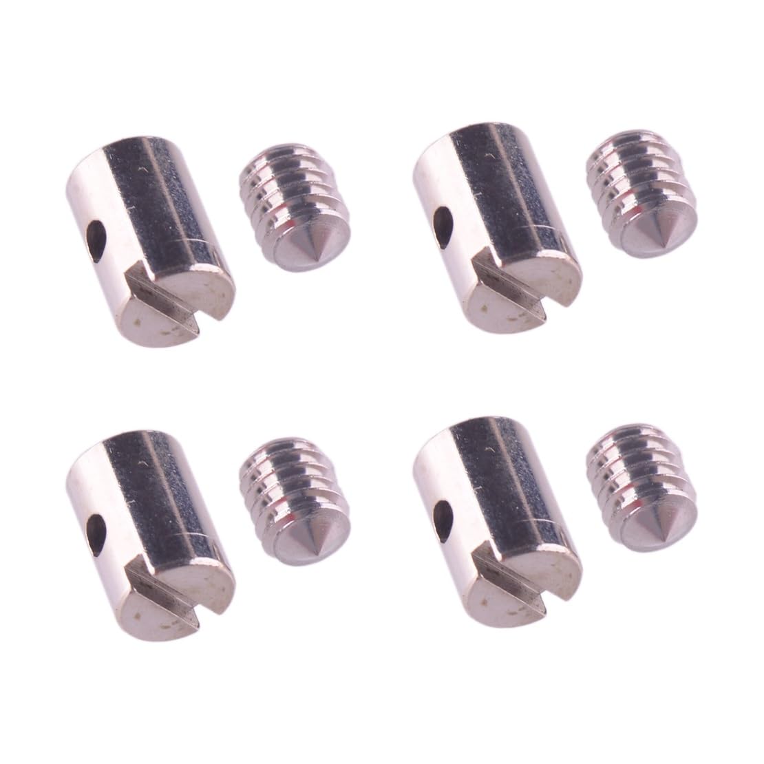 [Parti di Auto] 4 Set di connettori per Cavo acceleratore Senza Saldatura da 5 mm per Moto Scooter Bicicletta Quad Bici Auto Camion Barca Universale [Facile da sostituire]