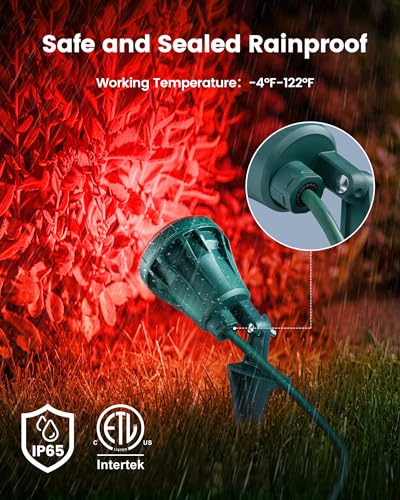 Suraielec UGFL05A Outdoor Spotlight, 800 Lm Halloween Spotlight thumb #4