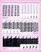 Wispy Lash Clusters with Spikes Volume Eyelash Clusters with 2 Styles Bottom Lashes 100D Mink Cluster Eyelash Extensions 380PCS Spiky Individual Lashes with Bottom Lash Clusters by Boahankuke