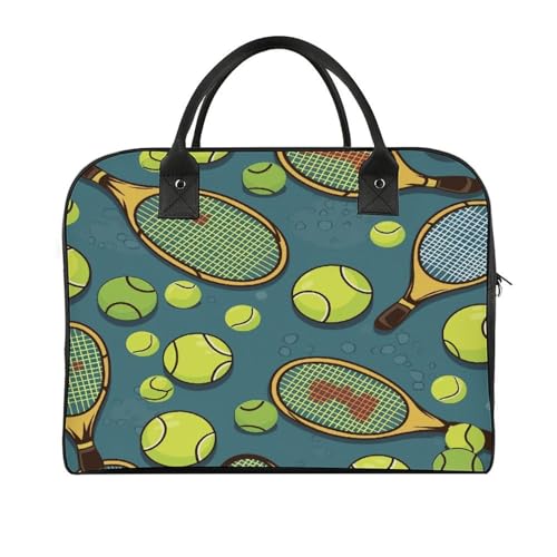 Bolsa para portátil con estampado de tenis y correa ajustable