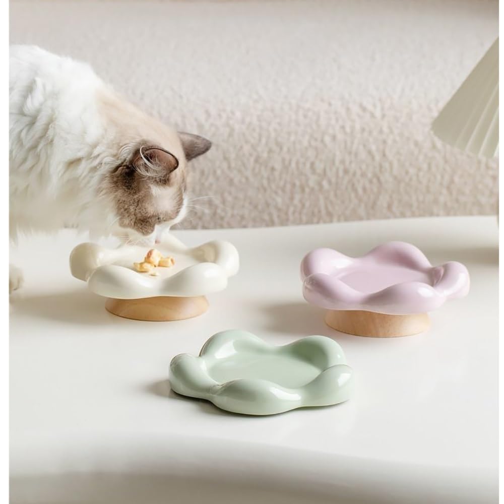 Petal Keramik-Futternapf, Nackenschutz, Anti-Kipp-Futternapf