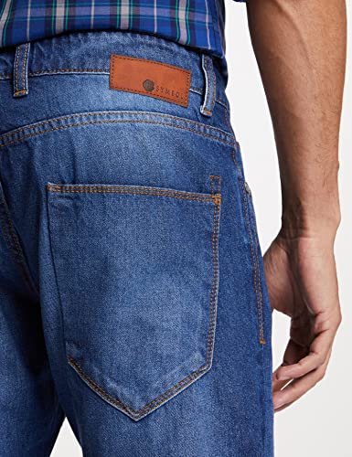 Image of Amazon Brand - Symbol Men Cotton Rich Stretchable Jeans | Casual Denim Relaxed Fit