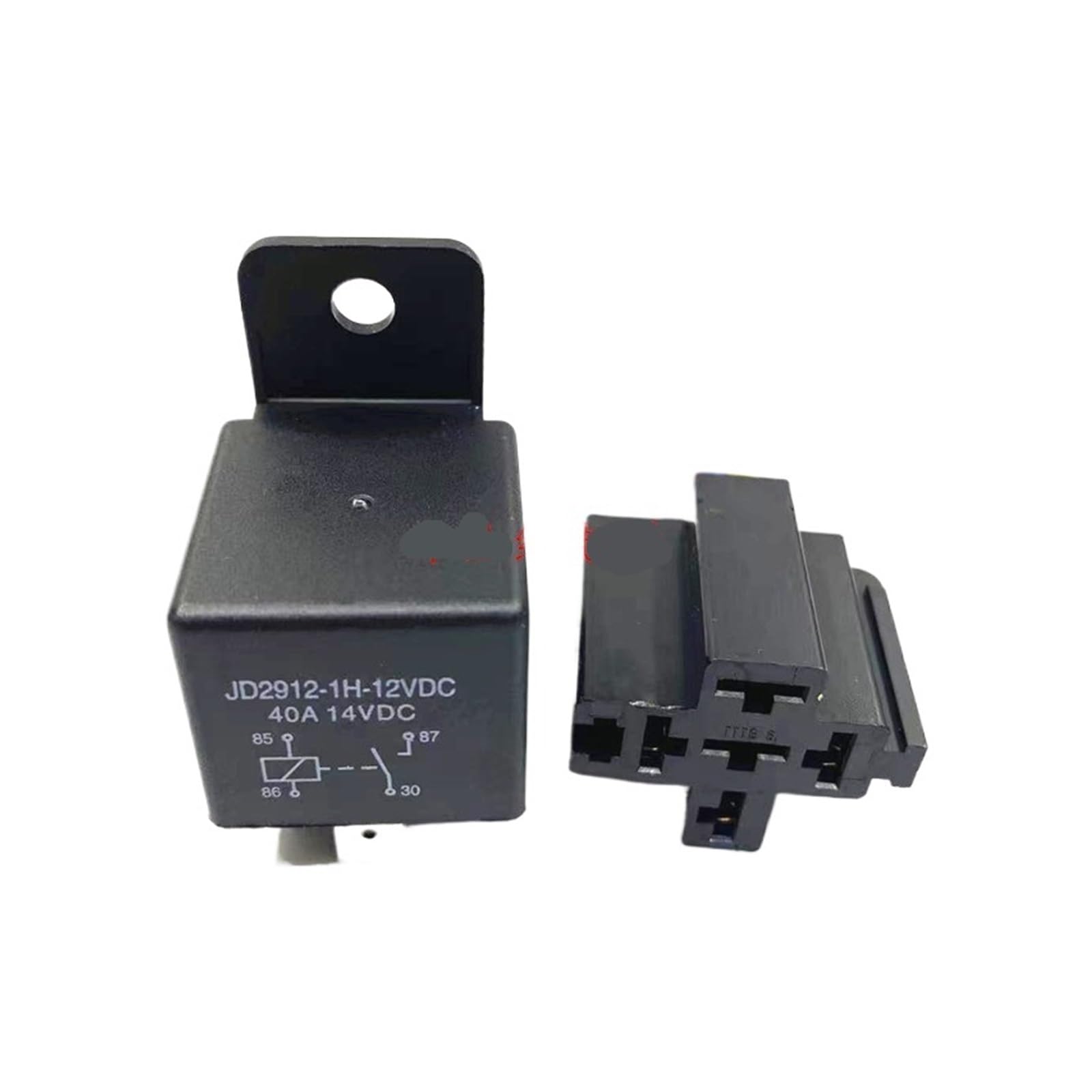 Relais automobile JD2912-1H-12VDC haute capacité 40A avec embase robuste - 2