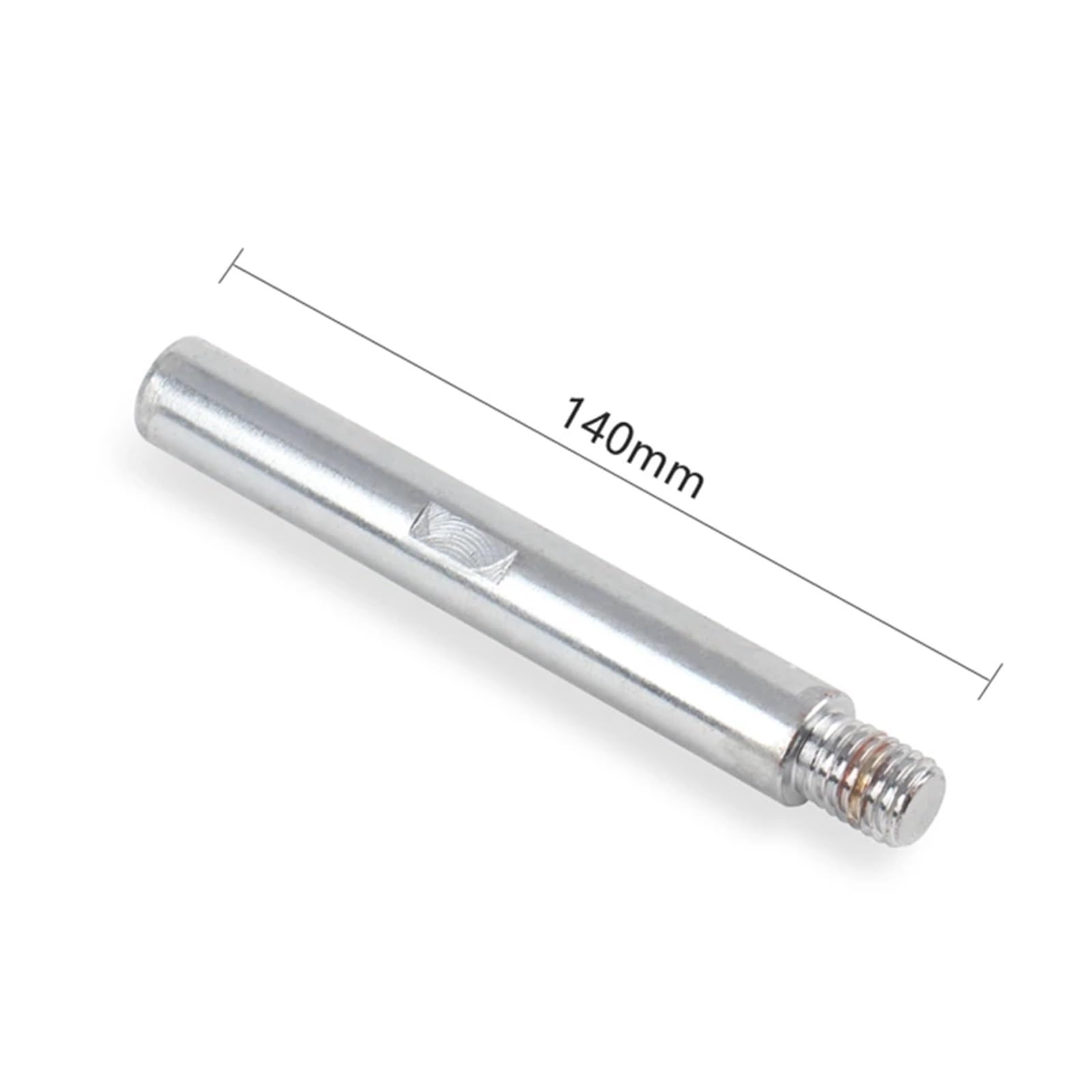 Adapter do szlifierki kątowej, uchwyt szlifierki kątowej, 1 szt., adapter gwintowy, pręt przedłużający 75/100/143 mm, pręt przedłużający do podkładki polerskiej, złącze szlifierskie (140 mm)