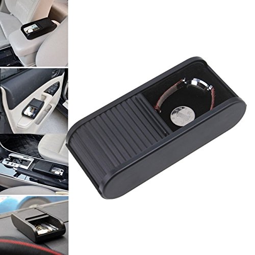 Car Coins Holder Organiser Black Telescopic Storage Box Auto Interior Container Pocket - Image 2
