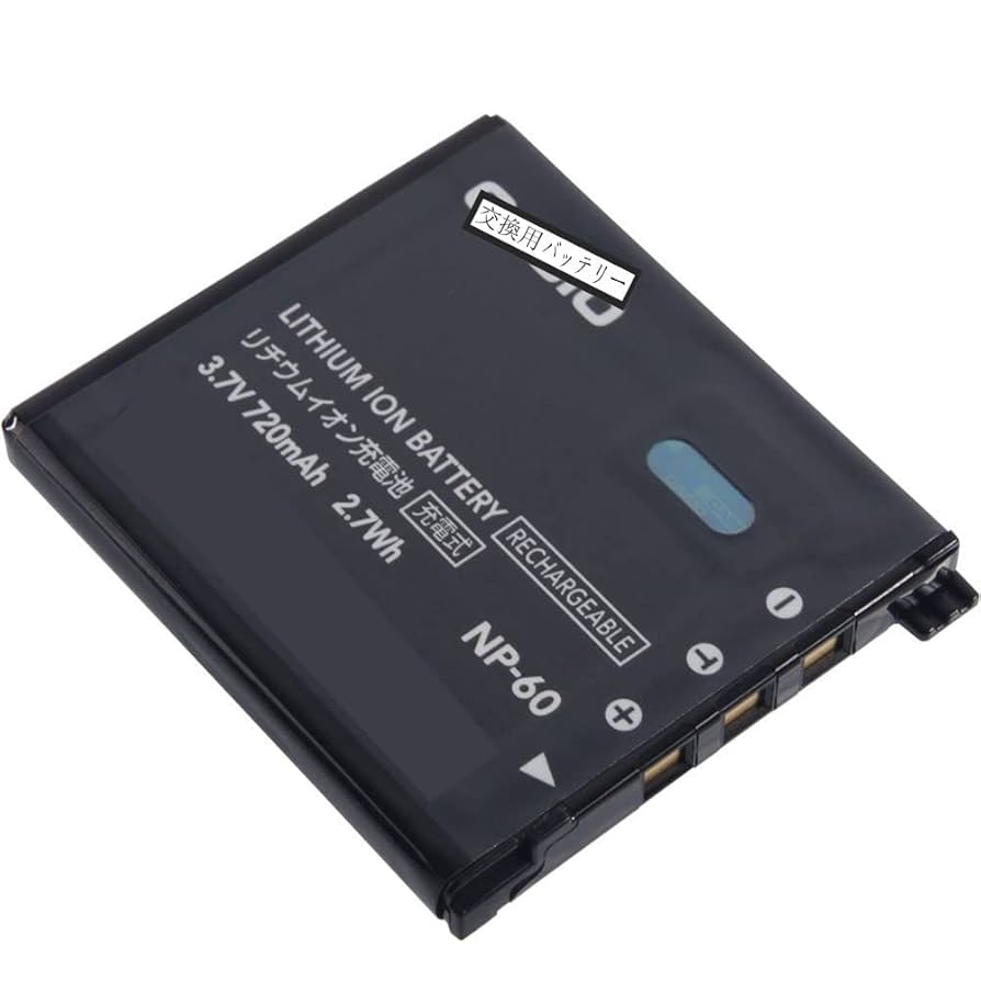 Amazon | NP-60 交換用の電池 fro カシオ NP60 EX-Z9 S10 S12