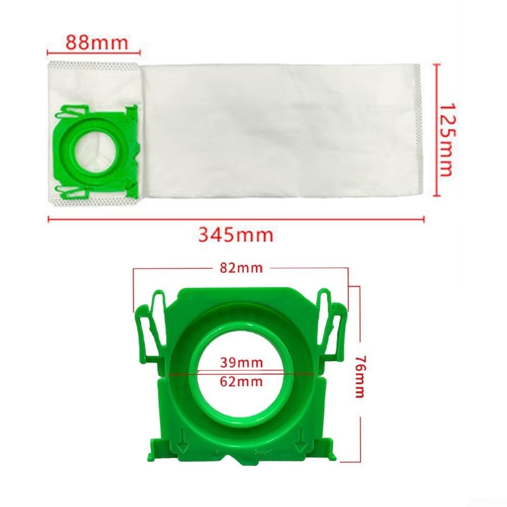 EffiFish 10 Stück SEBO Staubsaugerbeutel - Mikrofaser-Fleece Für K-Serie