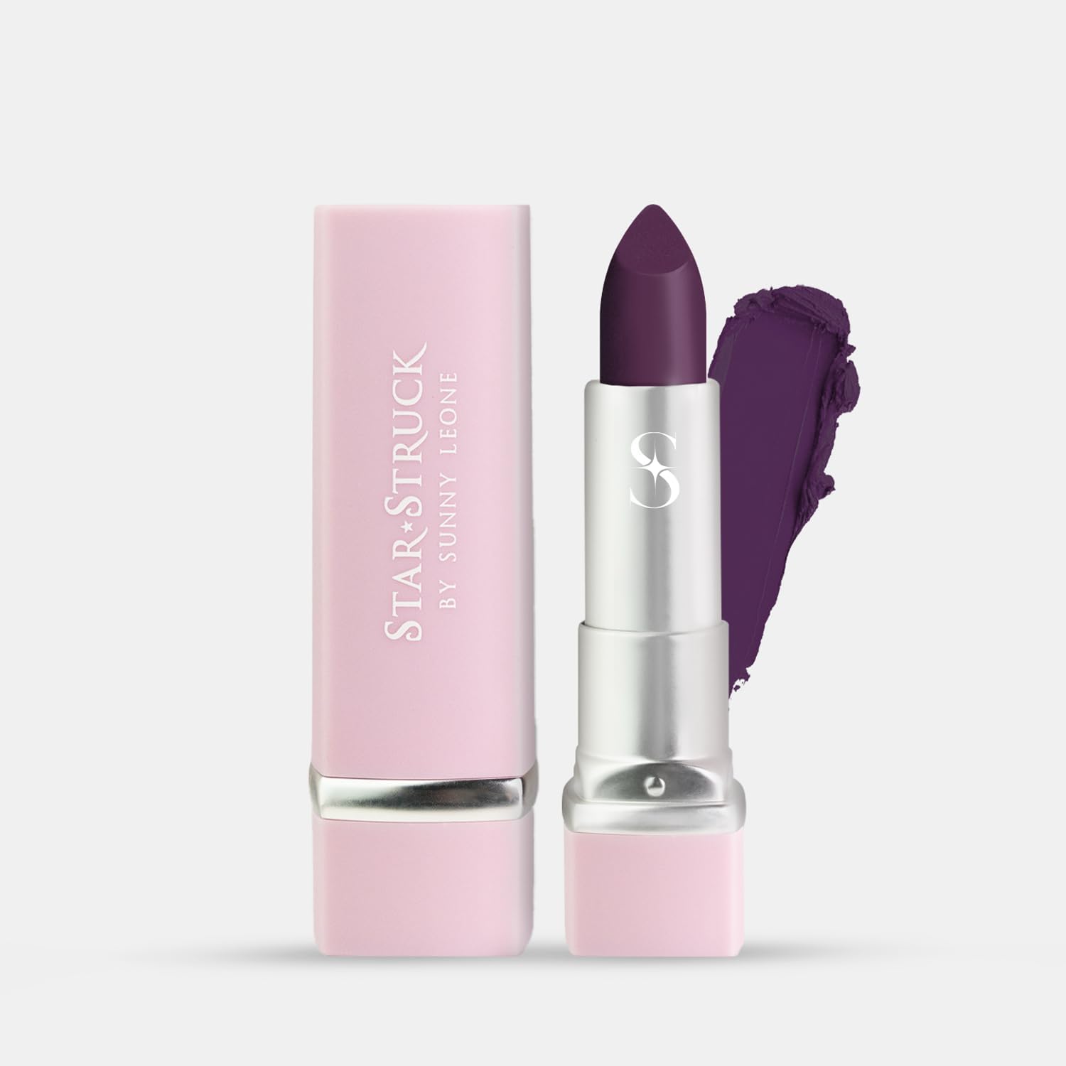 STAR STRUCK BY SUNNY LEONE Luxe Matte Lipstick | Wine (Purple) Colour Lipsticks for Women | Wine | 4.2 gm