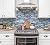 DEWOO Peel and Stick Backsplash 3D Self Adhesive Wall Tile Blue 10 Sheet