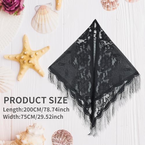 Giantree Shawls and Wraps, Ladies Triangle Lace Shawls and Wraps, Shawl Wraps for Women for Evening Parties Wedding Shawls2