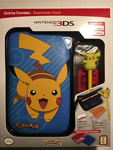 RDS Industries, Nintendo 3DS Game Traveler Essentials Pack - Blue with Pikachu by RDS Industries, Inc
