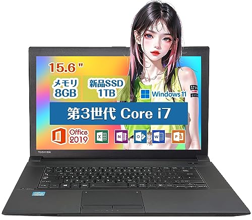 yςݕiz  Satellite m[gp\R BV[Y CPU:\3Core i7/Office 2019/Windows11/15.6C`t/LAN/DVD/WIFI/NoteBook PC officet/ݑ