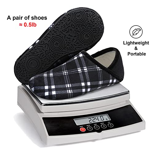Image of Fires Womens Mens Slippers with Rubber Sole Soft-Lightweight House Slipper Socks Around House Shoes Non Slip Indoor /Outdoor
