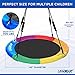 LÆGENDARY Saucer Swing for Kids and Adults - 40 Inch Round Outdoor Tree Swing