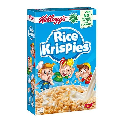 Kellogg's Cereales Rice Krispies - 2 Paquetes de 340 gr - Total: 680 gr