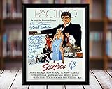 Al Pacino Autograph Replica Print - Scarface - Cast - 5x7 Desktop Framed Print - Portrait