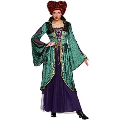Spirit Halloween Adult Winifred Sanderson Hocus Pocus Costume | Officially Licensed Green, Purple, Green, Purple, 1x Cover