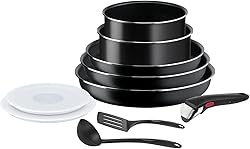 Tefal Ingenio L1599902 10-Piece Cookware Set, Frying Pans…