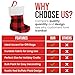 Iconikal 24-Pack Mini Christmas Stockings, 6-Inch, Red Buffalo Plaid Decoration Ornament