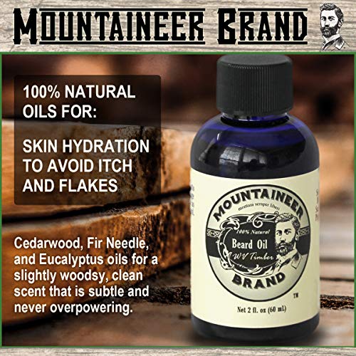 Heavy Duty Beard Balm And Beard Oil By Mountaineer Brand: The Ultimate Beard Conditioning Combo Pack #TOP3