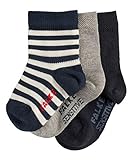 FALKE Unisex Baby Uni-stripes 3-pack Boy Mixed Uni Stripes 3 Pack B SO, Mehrfarbig (Sortiment 10), 74 EU