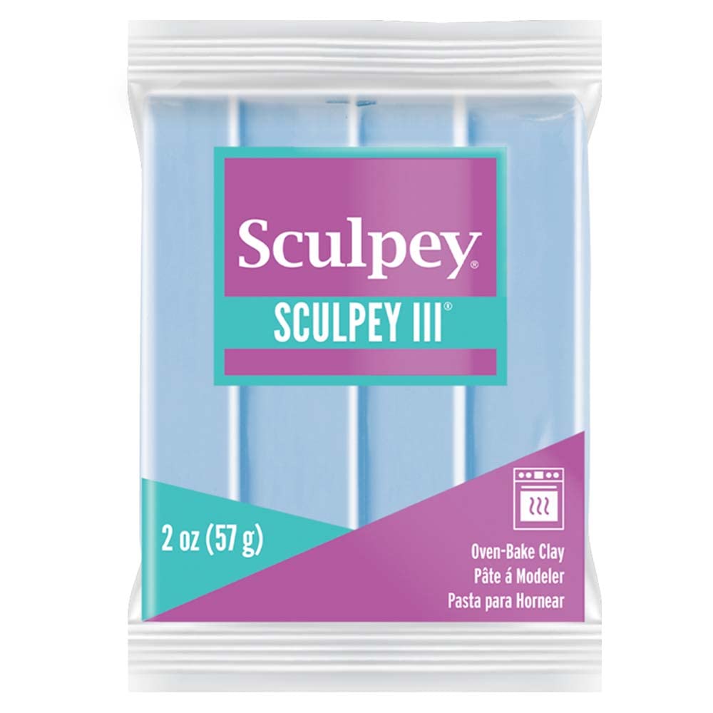 Sculpey III Polymer Clay 2 Ounces-Sky Blue (S302 1144)