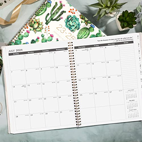 2023-2025 Monthly Planner/Calendar - 2 Year Monthly Planner 2023-2025, July 2023 - June 2025, 9" X 11" Planner With Twin-Wire Binding, Monthly Tabs, Two-Side Pocket, Perfect Daily Organizer #TOP1